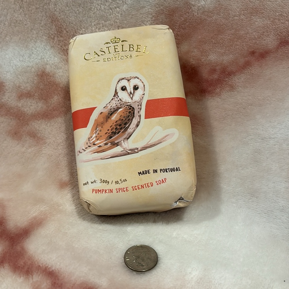 Castelbel Porto Owl Pumpkin Spice Scented Hand Soap Large 10.5oz Bar NWT - Picture 16 of 16